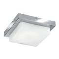 Trio Leuchten LED-Bad-Deckenleuchte in Chrom, Glas opal matt weiß, inklusive 1 x 18W LED, 26 x 26 cm 680611206