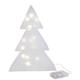 Best Season LED-Leuchter"3D Tree", Material : Kunststoff, 20 warm weiß LED, ca. 35 x 25 cm, batteriebetrieben, Timer, Vierfarb-Karton 809-06