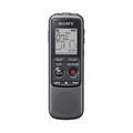 Sony ICD-PX240 digitales Diktiergerät 4GB (MP3, Kopfhöreranschluss, integriertes Mono-Mikrofon mit Anschluss für externes Mikrofon, USB) schwarz