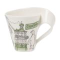 Villeroy & Boch Cities of the World Kaffeebecher Cape Town, 300 ml, Höhe: 11 cm, Premium Porzellan, Weiß/Bunt