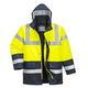 Portwest Warnschutz Kontrast Traffic-Jacke, Größe: 4XL, Farbe: Gelb, S466YER4XL