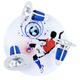 Elobra Deckenleuchte Fu�ball Soccer blau/wei�