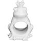 Holst Porzellan PSFR 005 Serviettenring Frosch, weiß, 6 x 6 x 9.5 cm, 6 Einheiten