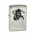 Zippo 2.003.913 Feuerzeug Sons of Anarchy - SOA - Limited Edition 001/500-500/500 - Collection 2014, high polished, chrome