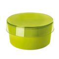 Koziol Top Secret Aufbewahrungsbox Box Solid Senfgrün mit Olive 3080582 transparent
