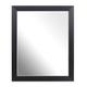 Inov8 MFES-BKST-108 Traditional Spiegelglas-Rahmen, 25 x 20 cm, Packung mit 1, schwarz ash silber trim