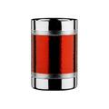 Premier Housewares 0507783 Flaschenkühler mit Hammered Red Band, Edelstahl