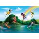 AG Design FTD 2222 Disney Fairies Feen, Papier Fototapete - 360x254 cm - 4 teile, Papier, multicolor, 0,1 x 360 x 254 cm