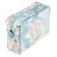 Ragged Rose Baumwolle, Molly, Blumenmotif Make-up Tasche taubenblau