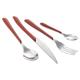 Amefa Eclat Besteck-Set, 24-teilig, Rot