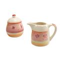 Creatable 18835, Serie Flower Serenade Viva, Zucker-Set 2 TLG Milch und Zuckerset, Porzellan, Mehrfarbig, 20 x 11 x 13 cm, 2-Einheiten