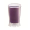 Outlook Design v8q0100064 Keep Clean doppelt Korb ausziehbar mit Tretmechanik, Violett