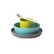 EKOBO 32952 Bambino Kindergeschirr-Set, smoke / lagoon / lime