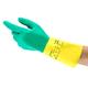 Ansell AlphaTec 87-900 Chemikalienschutz-Handschuhe, Mehrzweck-Arbeitshandschuhe, Chemisch Beständig, Design mit Hervorragender Griff, Baumwoll Velours Innenausstattung, Größe L (12 Paar)