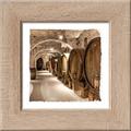 Pro-Art an426o17 Wandbild New Classic Wood"Vaulted Cellar", 44 x 44 cm