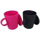 Yoko Design 1252 Silikonform für Mugcake, 7,3 x 9,5 x 9 cm, Dunkelviolett/Fuchsia, 2 Stück