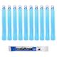 Cyalume SnapLight Knicklichter in Blau (100-er Pack) - 15 cm Glow Sticks mit Haken am Ende - ultra helle Light Sticks mit einer Leuchtdauer von 8 Stunden