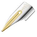 Lamy Z 55 Feder 888-14 kt. Goldfeder, bicolor (partiell platiniert) Federstärke B 1227753 Silber-Gold