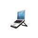 Fellowes Laptop Ständer I-Spire Quick Lift, Laptop Faltbarer tragbarer Ständer bis 17 Zoll (43,18 cm), vertikaler Laptop Ständer - schwarz