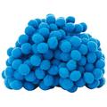 Lups 71057.6.1 Dekoknöpfe aus 1000 Pompons 6 mm Schaumstoff 18,5 x 12 cm Bleu Pétrole