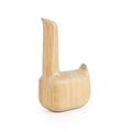 Normann Copenhagen 100152 Swan Figur, Holz, beige, 11,5 x 6,2 x 18 cm