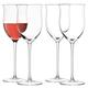 LSA International 400 ml Wein Rose Glas, klar (4 Stück)