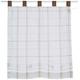 Home Fashion 79834-760 Schlaufenrollo, Voile, 140 x 80 cm, Stein