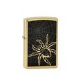 Zippo 2.004.602 Feuerzeug Golden Spider in Web - Spring 2015, Gold dust