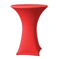 Dena 023710 Stretch Stehtischhusse Samba D1, Durchmesser 70 cm, rot