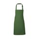 Link Kitchenwear 90 x 73 cm 65 Prozent Baumwolle/35 Prozent Polyester Lätzchen Schürze Mit Einem Verstellbaren Riemen, schwarz Parent Grün