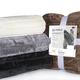 CelinaTex Alaska 5000007 Kuscheldecke, XXL, 200x240, schwarz, Polar Fleece Sofadecke Felloptik Tagesdecke kuschelige Fellimitat Wohndecke