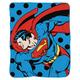 Warner Bros. Superman Plaid, Polyester, Blau