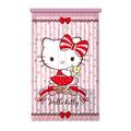 Gardine/Vorhang FCS L 7512, Hello Kitty, 140 x 245 cm, 1 teil"