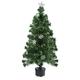 Unbekannt Christmas Gifts 871125249165 Weihnachtsbaum - Schneeflocke, 90 cm, 100 fibre optic tips, künstlich