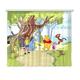Gardine/VorhangFCS XXL 7012 Disney, Winnie The Pooh, 280 x 245 cm, 2-teilig"