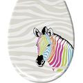 Kleine Wolke 1835148075 WC-Sitz Zebra, 37 x 45 cm, Multicolor