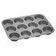 Aeternum Bakeware PETRAVERA Backform für Muffins 12 Stk grau