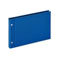 Walther SBL-233-L Buchschraubenalbum Lino, 27,5 x 19 cm, blau