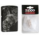 Zippo 15489 Feuerzeug Softtouch Skull I Plus Ersatz, Watte, Choice Collection 2015/2016, Laser Engrave, Artikel Nummer, 60.001.623.2, Black Matte