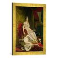 Gerahmtes Bild von Baron François Pascal Simon Gérard Empress Josephine (1763-1814) 1808", Kunstdruck im hochwertigen handgefertigten Bilder-Rahmen, 40x60 cm, Gold raya