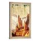 Gerahmtes Bild von Antonio Sant'Elia Electric Power Plant, 1914", Kunstdruck im hochwertigen handgefertigten Bilder-Rahmen, 40x60 cm, Silber raya
