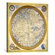 Gerahmtes Bild von Andrea Bianco "Weltkarte des Fra Mauro", Kunstdruck im hochwertigen handgefertigten Bilder-Rahmen, 70x70 cm, Gold raya