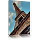 Pixxprint LFs7835_80x60 maiestätischer Eifelturm in Paris fertig gerahmt mit Keilrahmen Kunstdruck Kein Poster Oder Plakat auf Leinwand, 80 x 60 cm