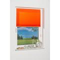 K-home Klebe-Plissee Terracotta Lichschutz 70 x 210 (B x L)