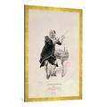 Gerahmtes Bild von Emile Antoine Bayard "Dr Bartolo, from the opera 'The Barber of Seville' by Rossini", Kunstdruck im hochwertigen handgefertigten Bilder-Rahmen, 70x100 cm, Gold raya