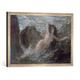 Gerahmtes Bild von Ignace Henri Jean Fantin-Latour Ondine, Kunstdruck im hochwertigen handgefertigten Bilder-Rahmen, 70x50 cm, Silber raya