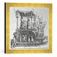 Gerahmtes Bild von Albrecht Dürer "The Burgundian Marriage or the Triumphal Procession of Emperor Maximilian I of Germany (1459-1519) showing the wedding chariot o", Kunstdruck im hochwertigen handgefertigten Bilder-Rahmen, 40x30 cm, Gold raya