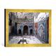 Gerahmtes Bild von Neapel Herculaneum, Haus des Mosaiks von Neptun, Kunstdruck im hochwertigen handgefertigten Bilder-Rahmen, 40x30 cm, Gold raya