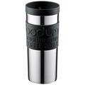 Bodum 11093-01 Travel mug, 0.35 L, Reisebecher Edelstahl 8.5 x 8.5 x 18 cm, schwarz