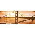 Pro-Art-Bilderpalette an637l5 Wandbild Canvas-Art Sun Over Golden Gate Bridge, 30 x 80 cm
